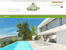 Tablet Screenshot of geepmaisons.com